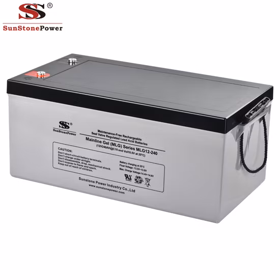 12V 200ah Lead Acid Industrial Gel Battery for Solar System